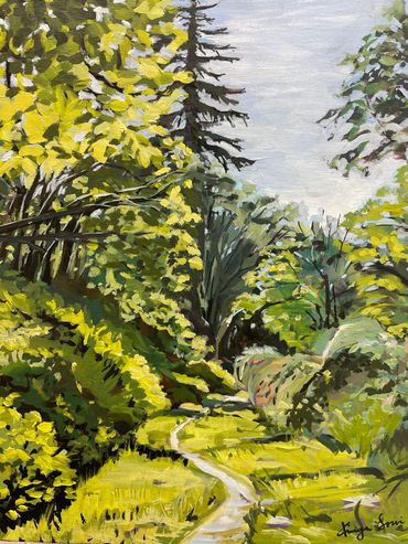 Champoeg State Park 

11" x 14" 
acrylic on canvas