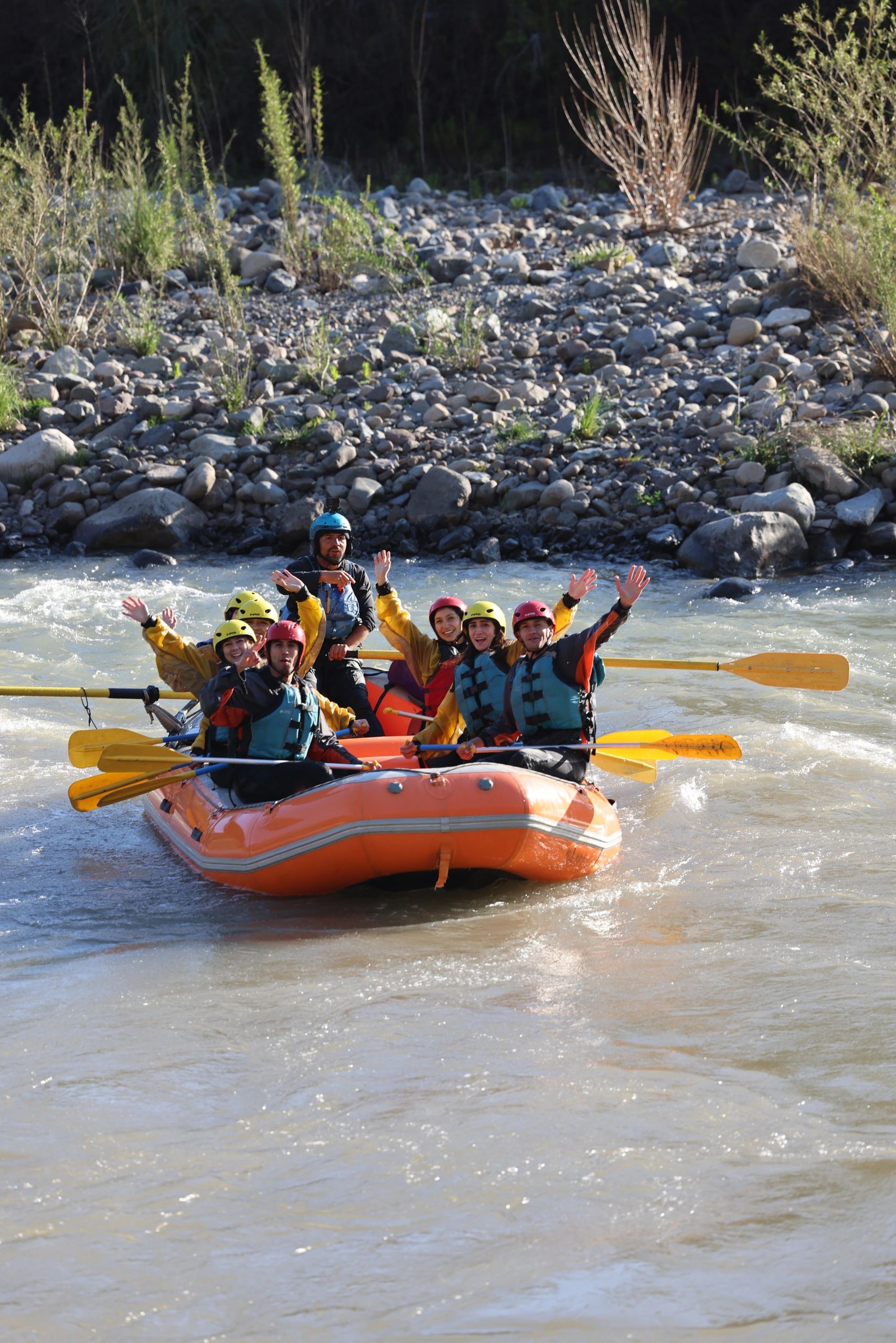 Rafting en el cajón del maipo