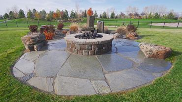 Flagstone Fire Pit