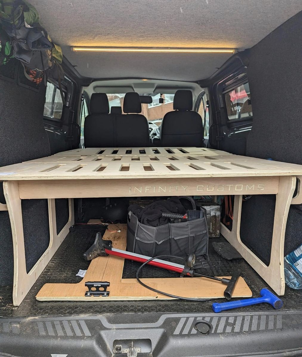 Transit custom bed