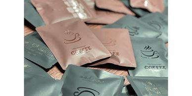 Health supplements and food powders in sachets