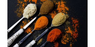 Different functional powdered ingredients