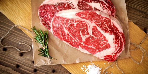 A perfect ribeye ready for the grill!