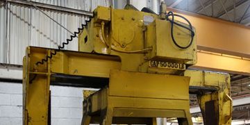 material handling, upenders, coil grabs, c-hooks, fork lifts, cranes, steel processing equipment