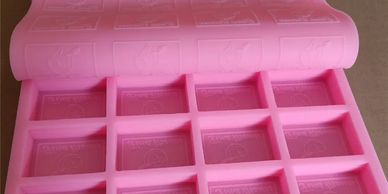 12 cavities handmade soap silicone mold