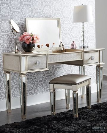 gold tone vanity