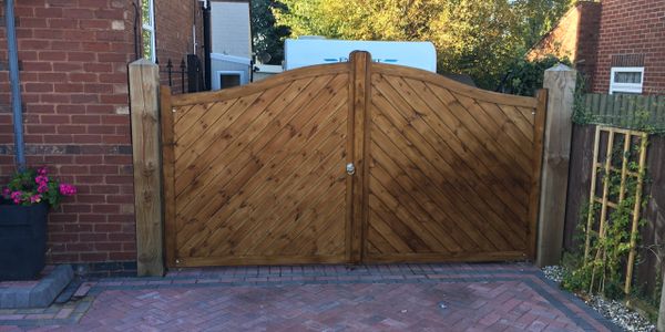 wooden gate