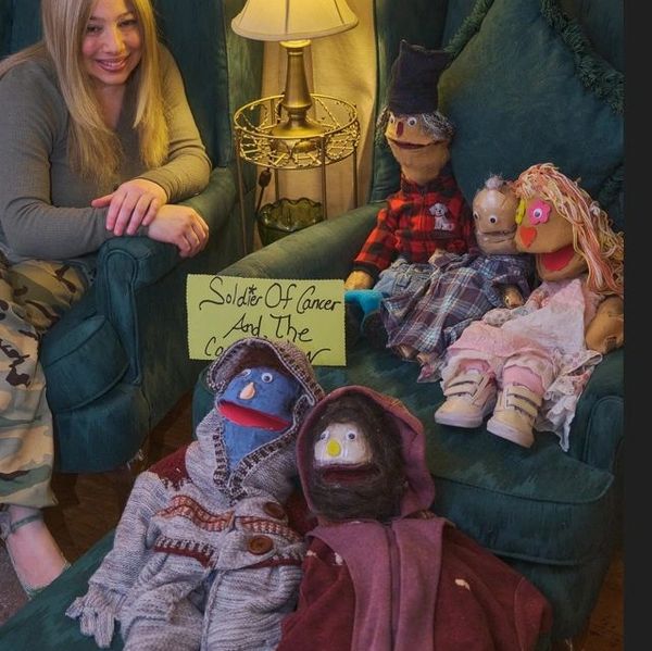 WE PERFORM PUPPET SHOWS . 