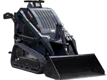 Black mini skid steer