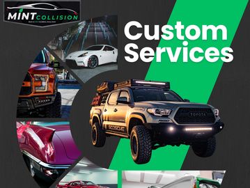 Custom automotive services at Mint Collision