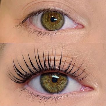 before and after pictures of lashes treatment