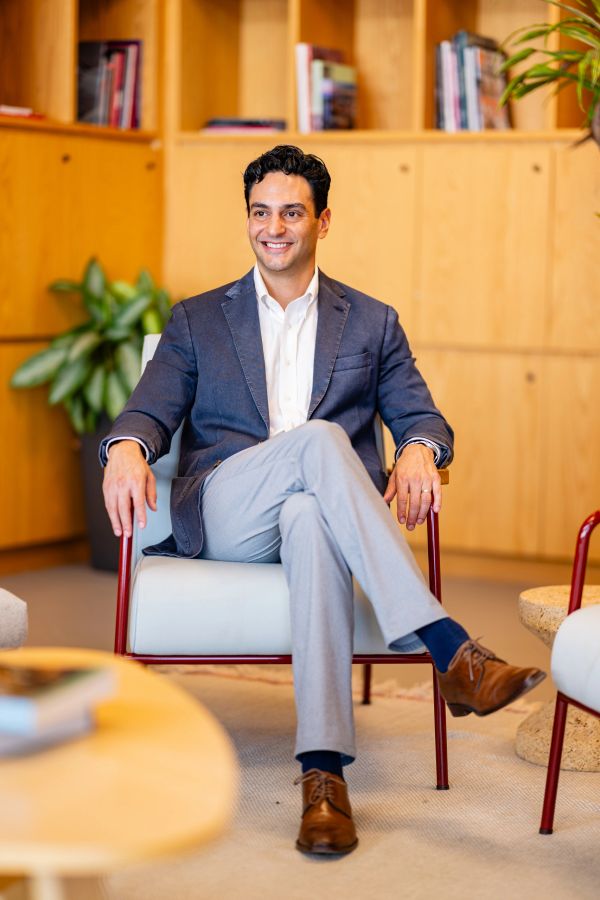 Portrait of Break Point Energy Managing Director Alex Gupta