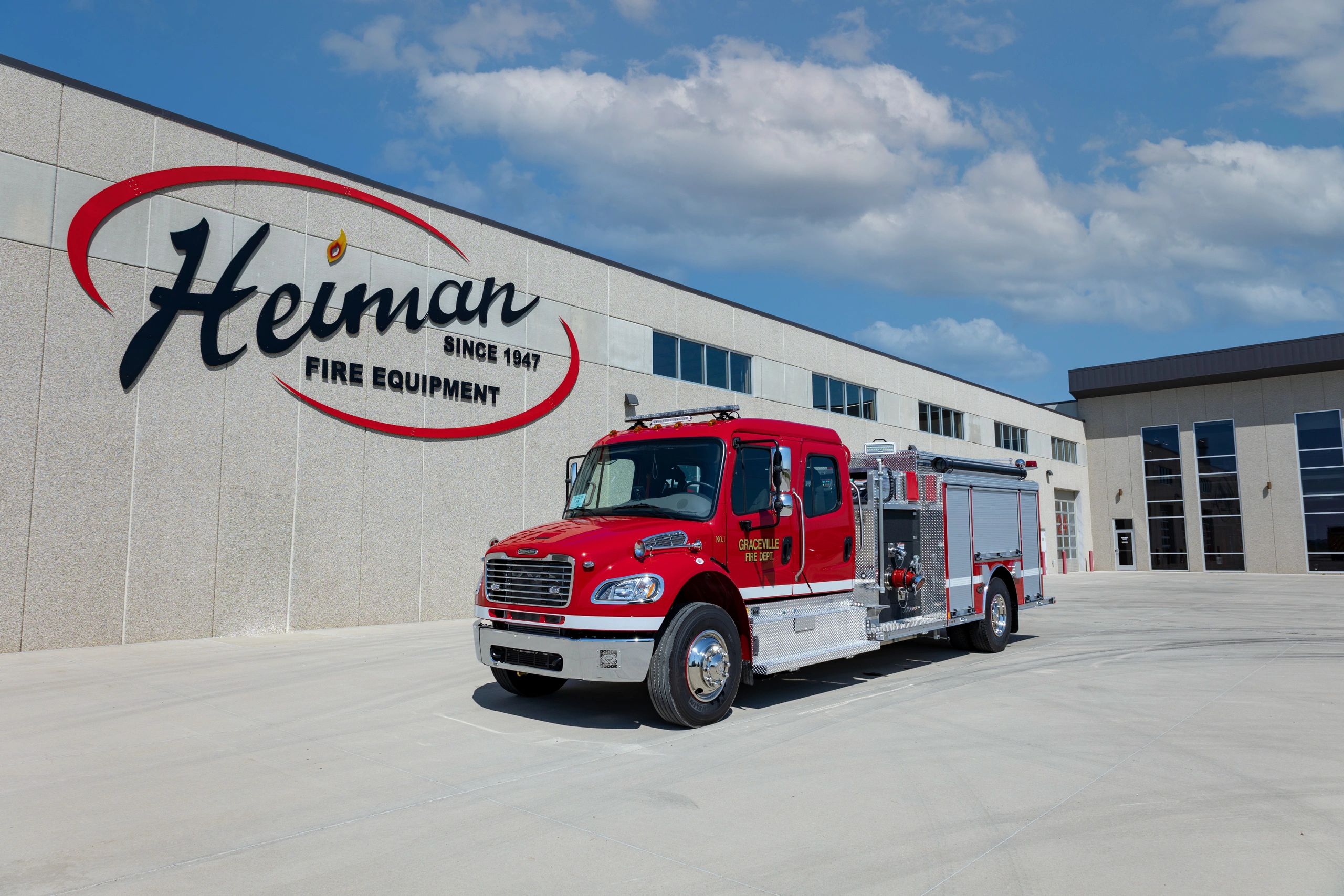 Graceville, MN Fire Dept. Rosenbauer Pumper