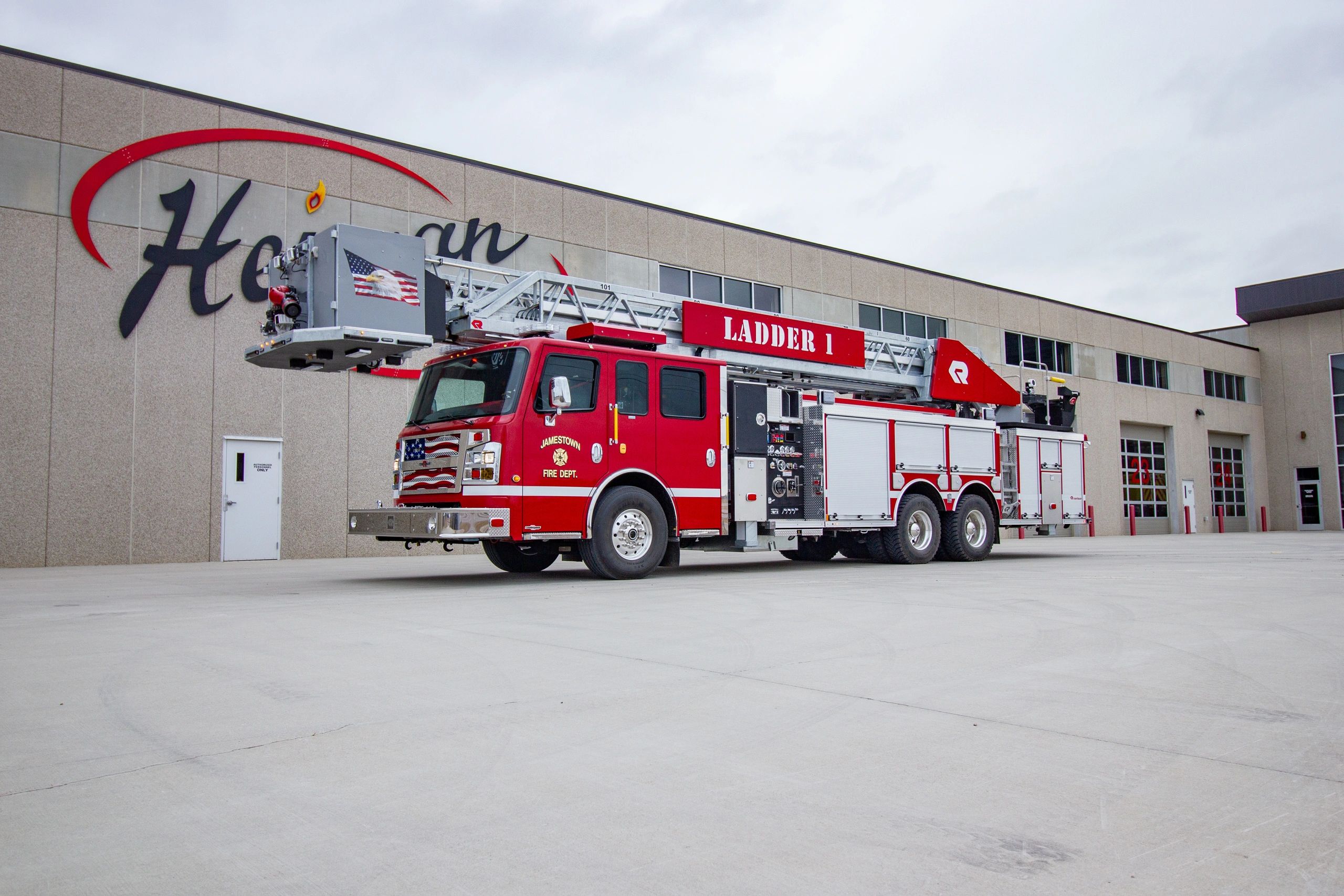 Jamestown, ND Fire Dept. Rosenbauer Aerial Cobra