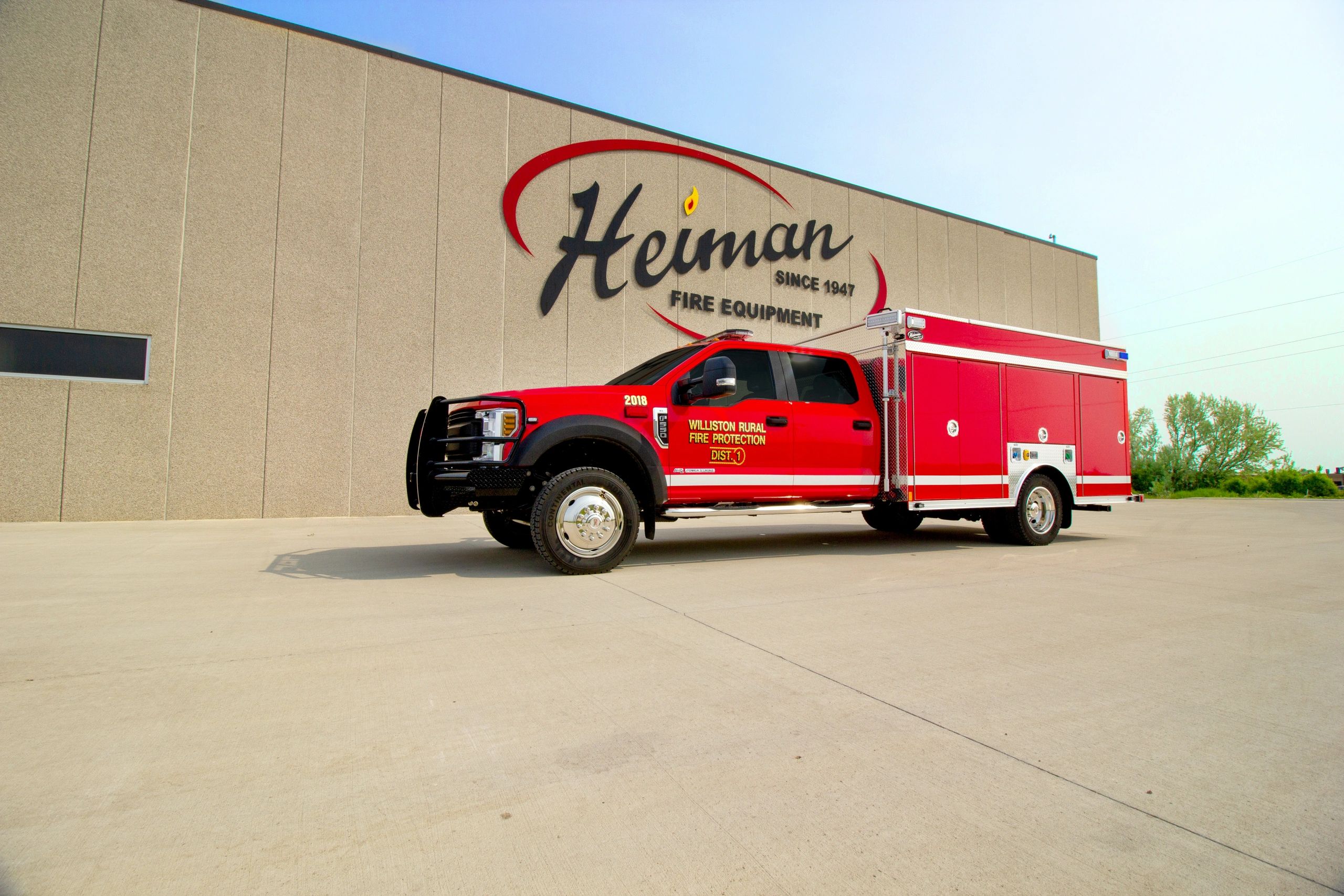 Williston, ND Fire Dept. Heiman Fire Wildland