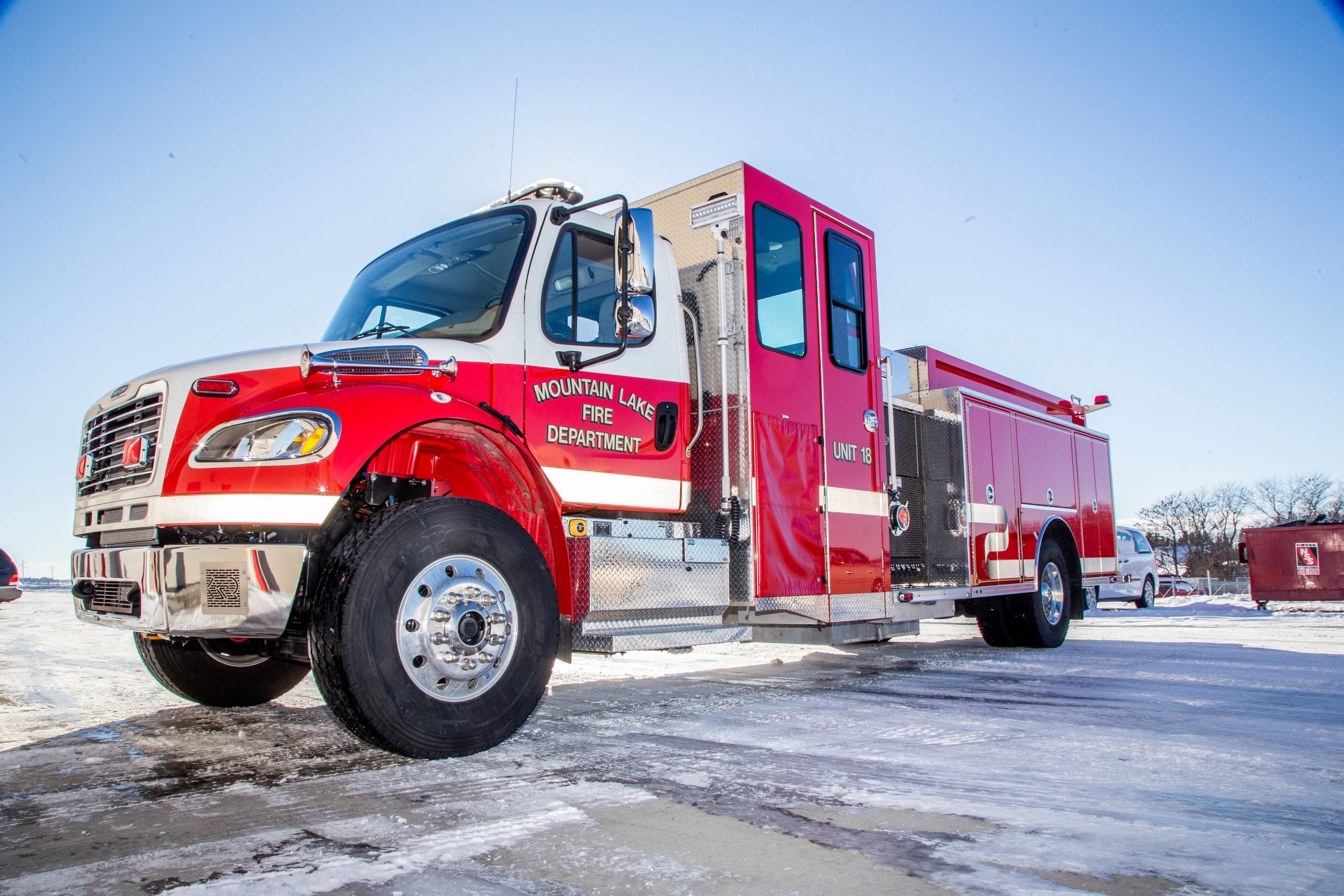 Mountain Lake, MN Fire Dept. Rosenbauer Pumper