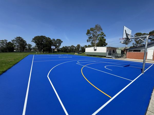 Hassall Grove Public School 2025 after being surfaced by MQ surfacing using Acrylic paint