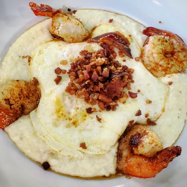 Untoasted Has The Creamiest Shrimp And Grits I've Ever Had!!!  
