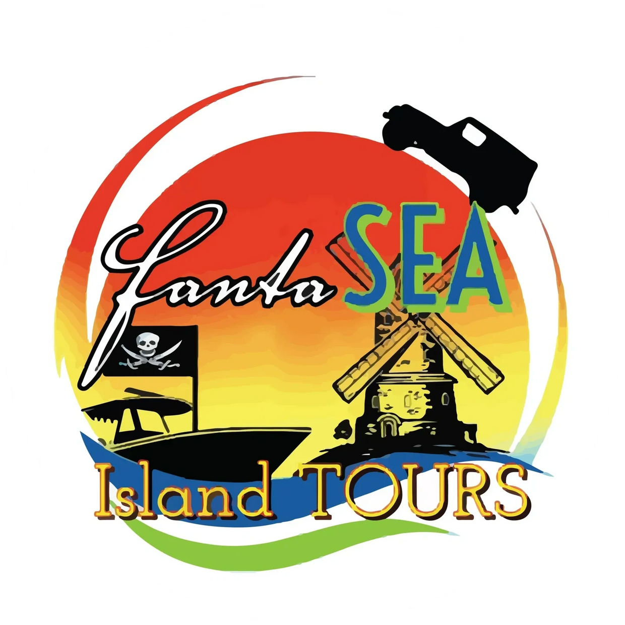 Logo for FantaSEA Island Tours in St. John, U.S. Virgin Islands.