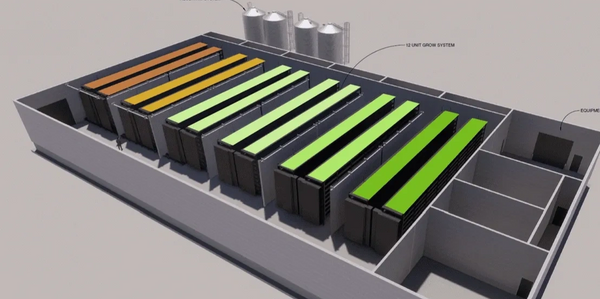 Hydrogreen Automated Vertical Pastured for Fresh Forage and Live Animal Feed