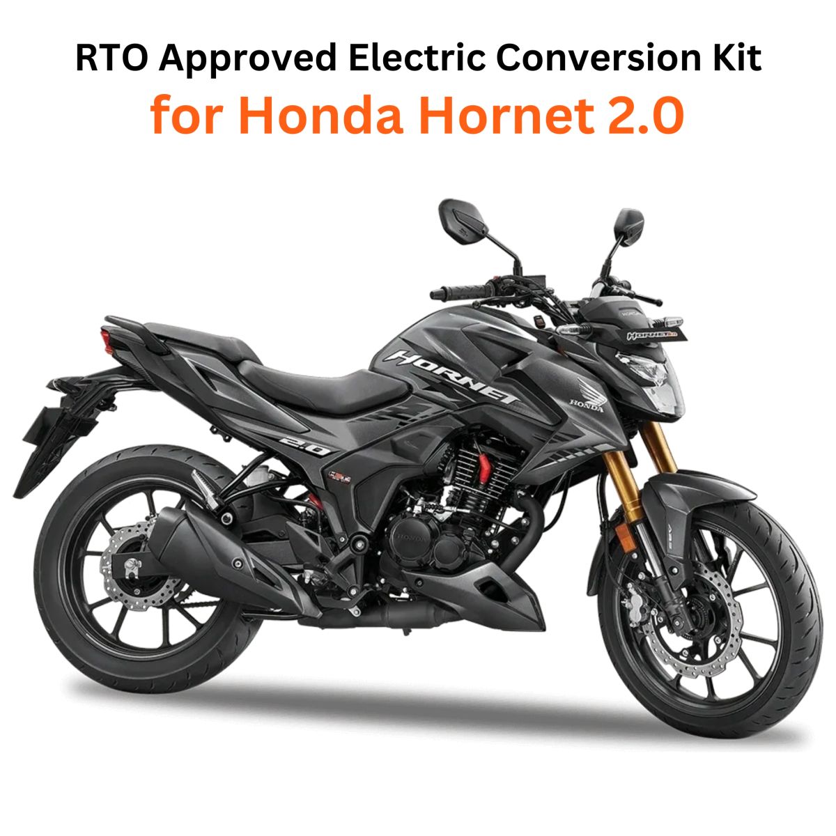 GoGoA1 RTO approved Motorcycle Electric Conversion kit for HONDA Hornet 2.0