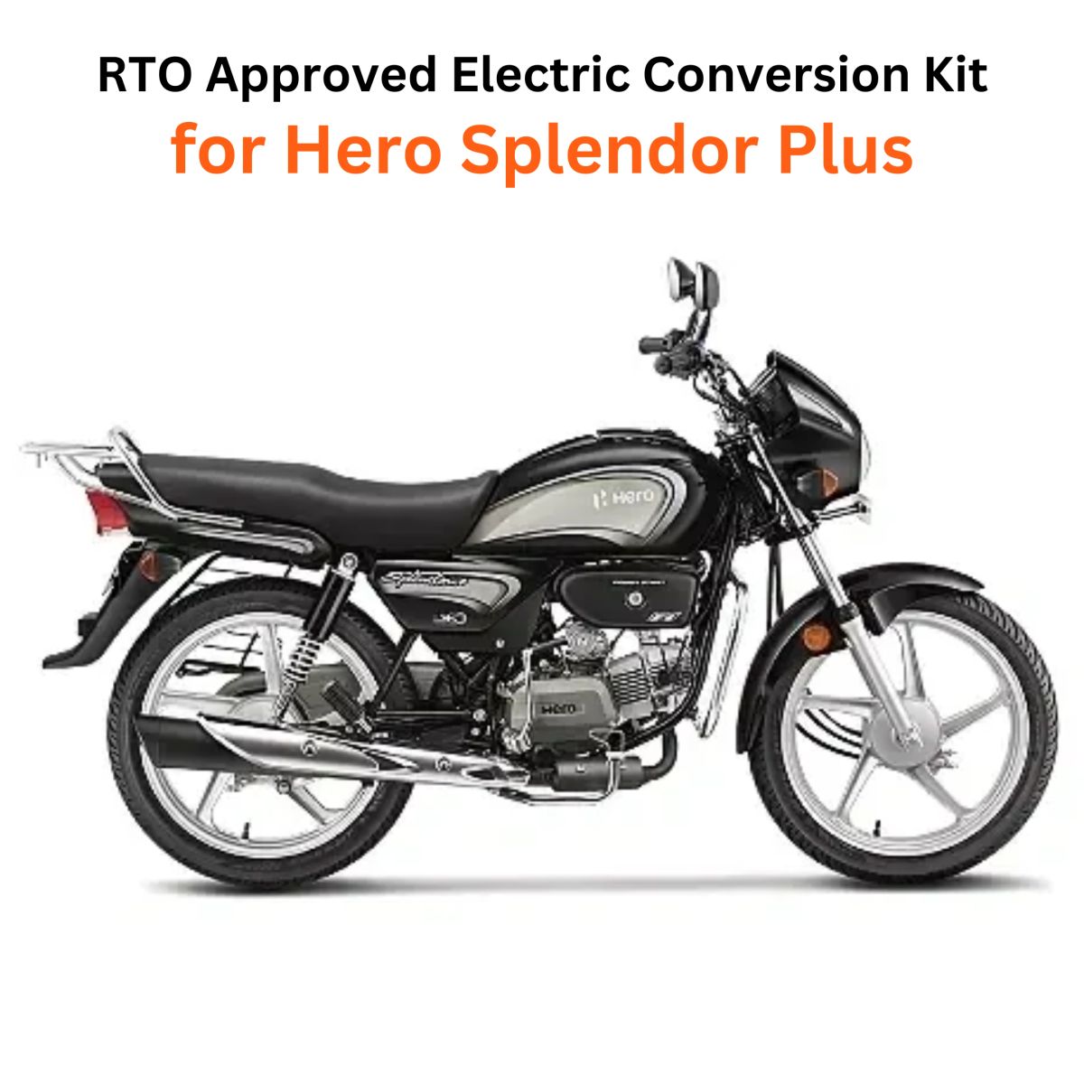 GoGoA1 RTO approved Motorcycle Electric Conversion kit for Hero ...