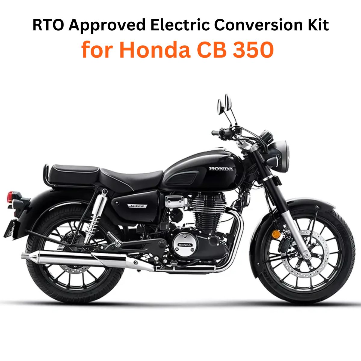 GoGoA1 RTO approved Motorcycle Electric Conversion kit for HONDA CB 350