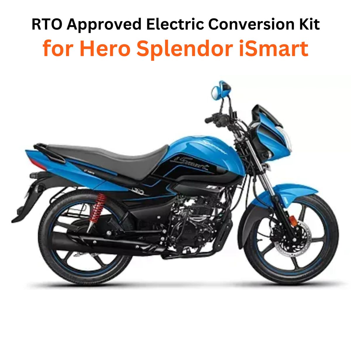 GoGoA1 RTO approved Motorcycle Electric Conversion kit for Hero