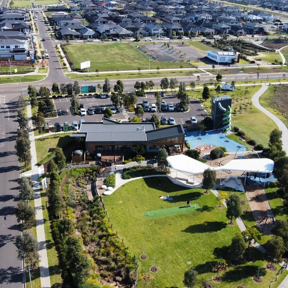 Arial view of the Little Growling Cafe in Tarneit - KKDay 10 Ultimate Kid-Friendly Restaurants in Melbourne