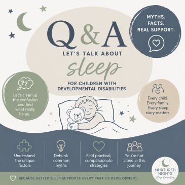 Informative Q&amp;A about sleep for children with developmental disabilities.