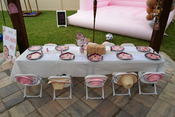 White Kids Chairs & 2 Tables 
(Chairs are  20.5H x 14 D x 13 W) 