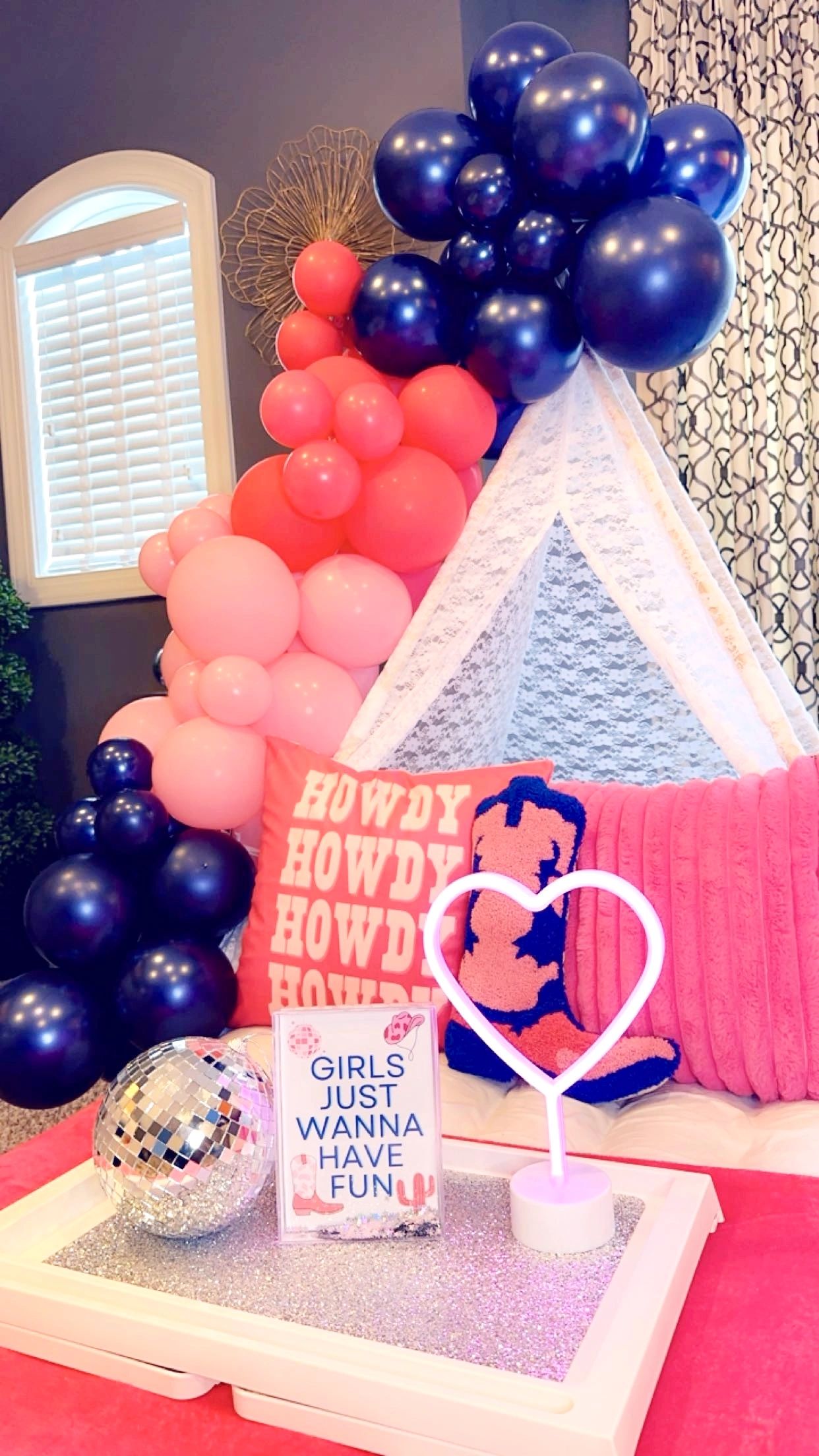 Cowgirl sleepover party in Atlanta 