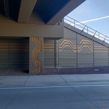 South Mountain Freeway - Riverbank, Concrete and Paint