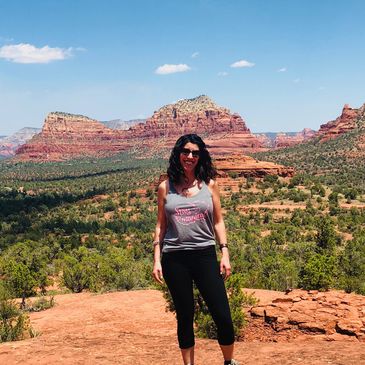 Eco-artist Jill Roig draws inspiration from Sedona, Arizona. 