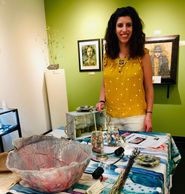 Eco-Pottery art and demo at Grotto Gallery in Tempe, AZ 