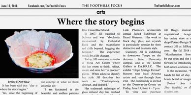 The Foothills Focus - Artist Jill Roig, Where the Story Begins 