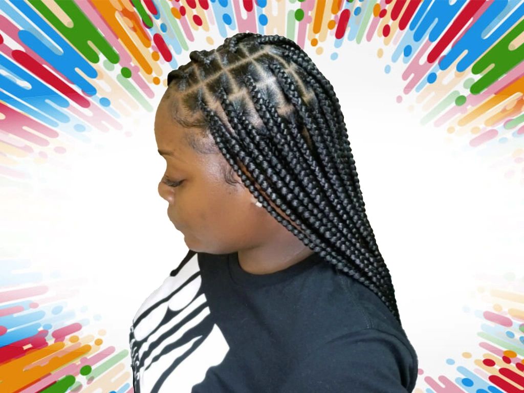 Medium To Large Knotless Box Braids