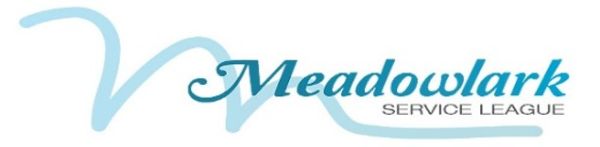 Logo of Meadowlark Service League.