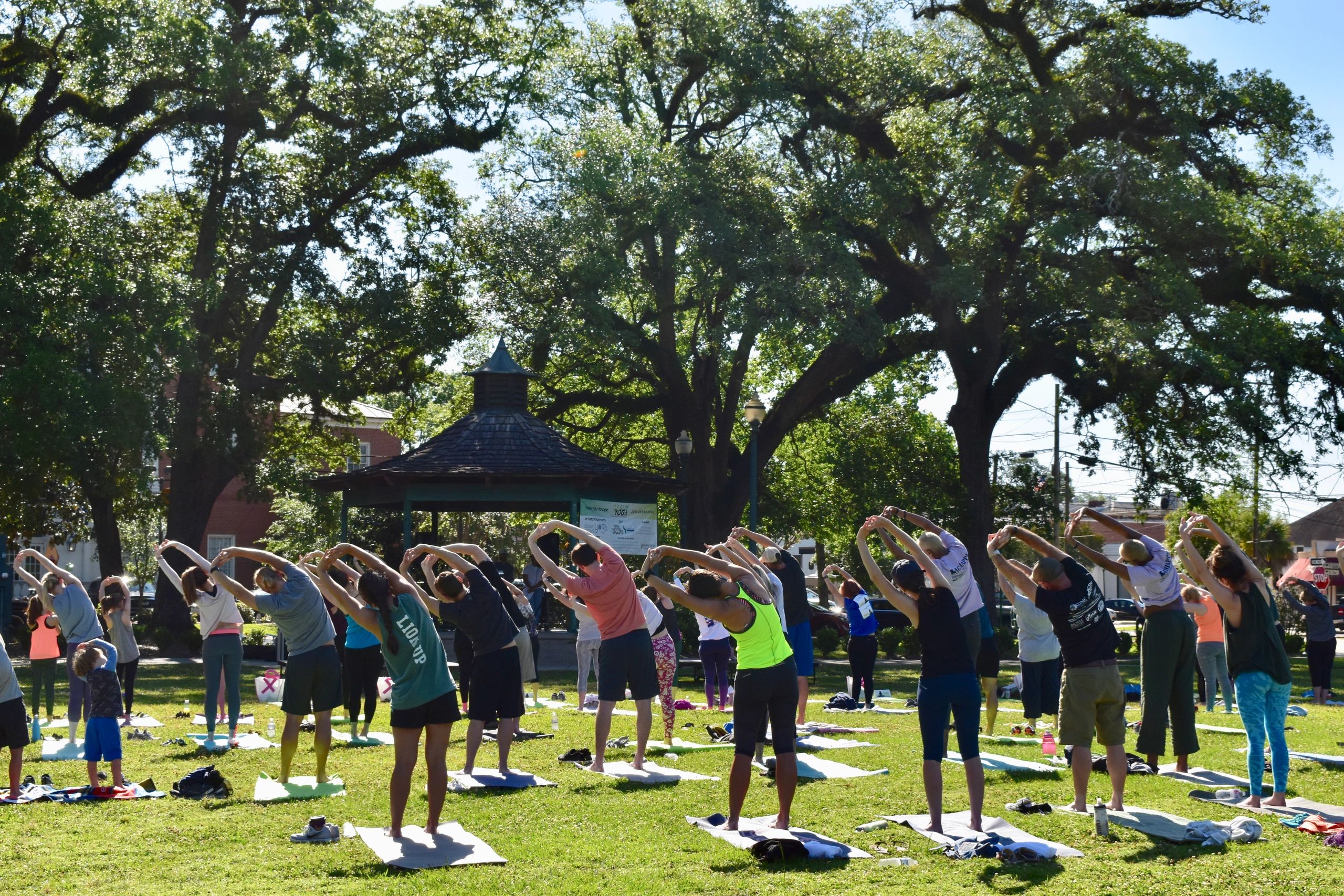 Yoga In The Park  glynn-environmental