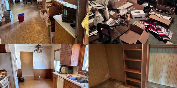 before and after junk removal, estate clean-out, estate planning junk removal, cleaning services