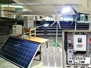 planta híbrida eólica solar instalada en Sogamoso Boyacá