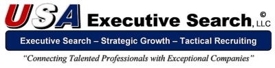 Logo for USA Executive Search recruiting firm.