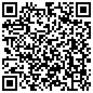 A black and white QR code on a white background.