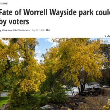 9/29/22 "Fate of Worrell Wayside park could be decided by voters"