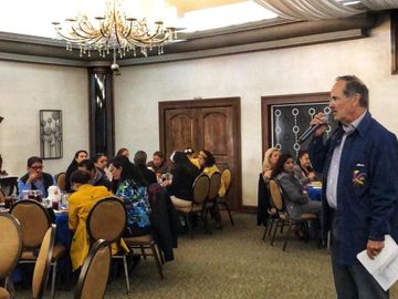 Senador Gustavo Madero con liderazgos de Estancias Infantiles en Ciudad Juárez, Chihuahua