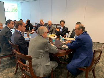 Gustavo Madero en reunión con Asociación Mexicana de Industrias de Investigación Farmacéutica AMIIF