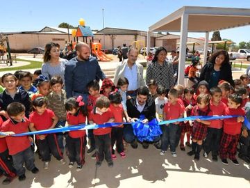 Senador Gustavo Madero en inauguración de parque en el municipio de Namiquipa, Chihuahua