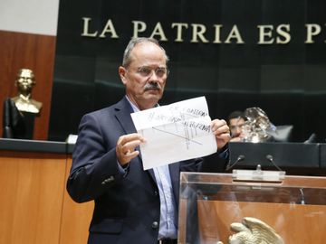Senador Gustavo Madero vota en contra de terna para Magistrada de la SCJN