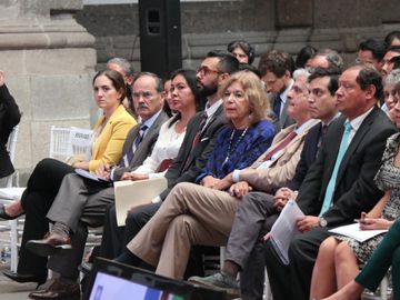 Senador Gustavo Madero en el lanzamiento del Informe de Desarrollo Humano Municipal 2010-2015