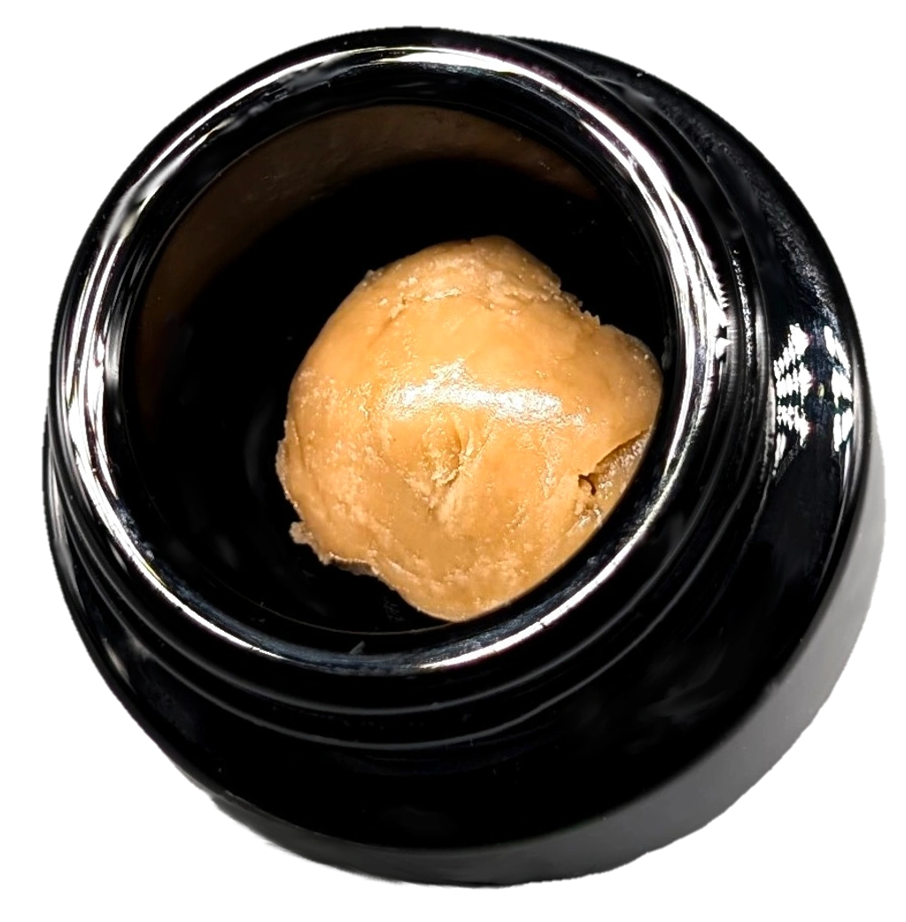 GMO Nerds has rosin by Hugs Hash Co.